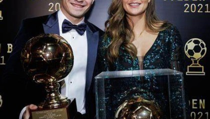 金童奖颁奖礼落幕：佩德里加冕 莱万蝉联都体金球